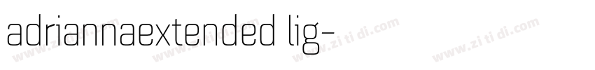 adriannaextended lig字体转换